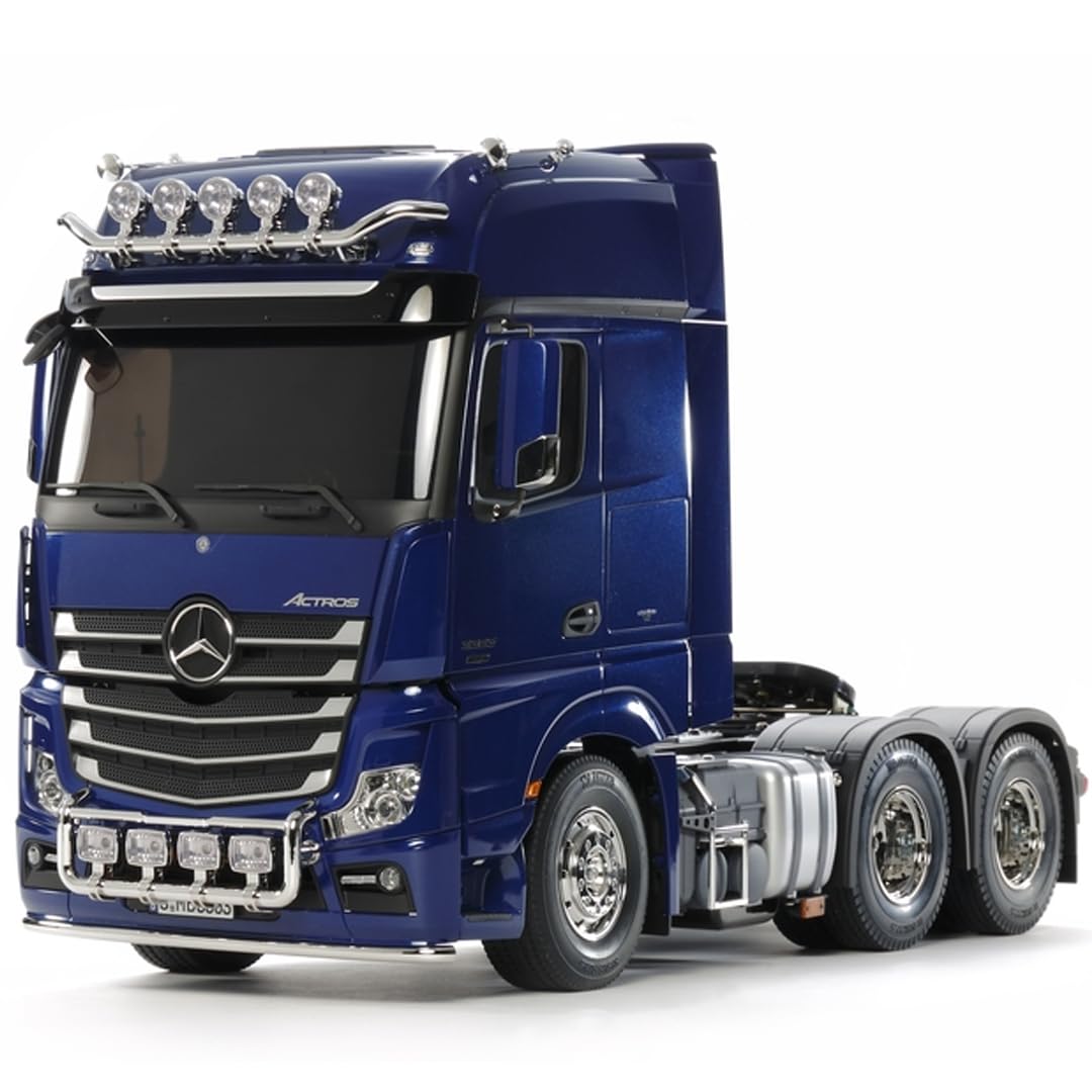 ＊レアもの＊Mercedes-Benz Actros RCトラック Amazon.com: TAMIYA 56354 1: 14 RC MB Actros 3363 for, Pearl Blue