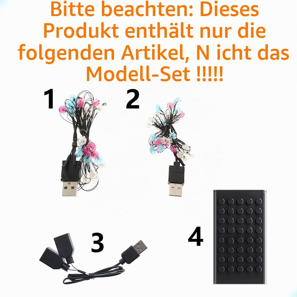 GEAMENT LED Licht-Set Kompatibel mit LEGO Die Milchstraßen Galaxie - Beleuchtungsset für Art 31212 (Modell-Set Nicht enthalten)