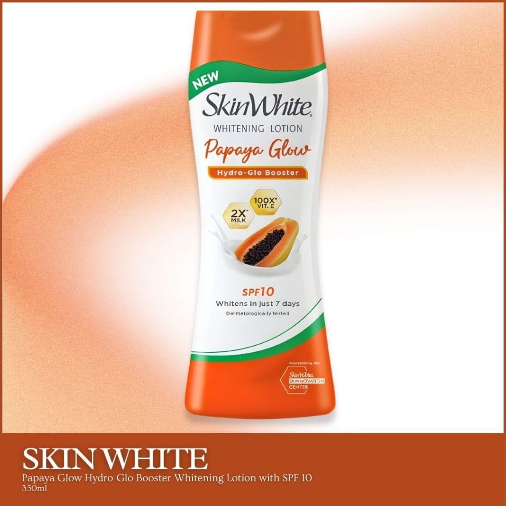 Amazon.com : Skin White Whitening Lotion Papaya Milk SPF10 : Beauty & Personal Care