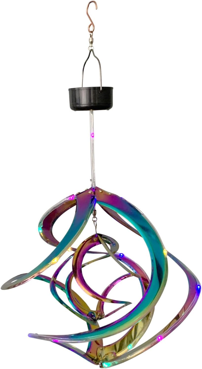 Red Carpet Studios The Original Helix Cosmix Spinner with Double LED Lights, 14 Inches, Rainbow