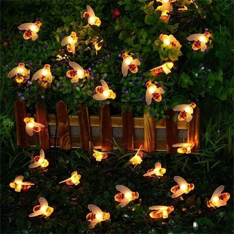 Image of MoonlitDreams 3 Meter 14 LED Honey Bee String Fairy Lights - Waterproof Decorative Lights for Home, Diwali, Christmas, Halloween & Party Decor |Warm White (Pack of 1)
