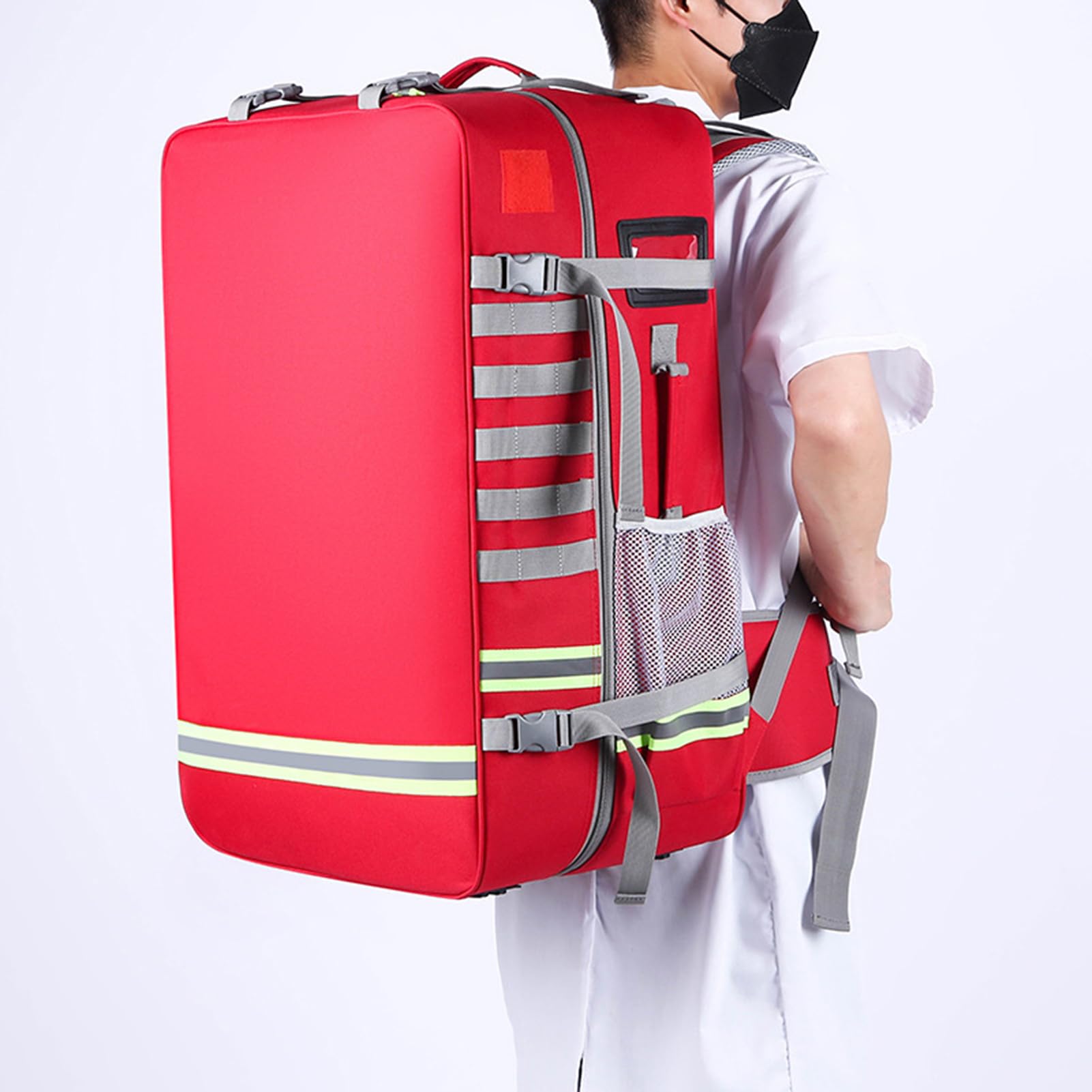 Erste-Hilfe-Rucksack – Leere Notfalltasche für Trauma-Reaktion, Behandlungsutensilien für Camping, Radfahren, Kita, Outdoor-Abenteuer