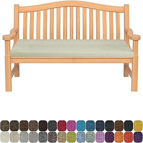 Custom Bench Cushions,Customize Personalized Size Bench Pad with Non-Slip Bottom,Thickened Foam Furniture Garden Patio Bench Cushion for