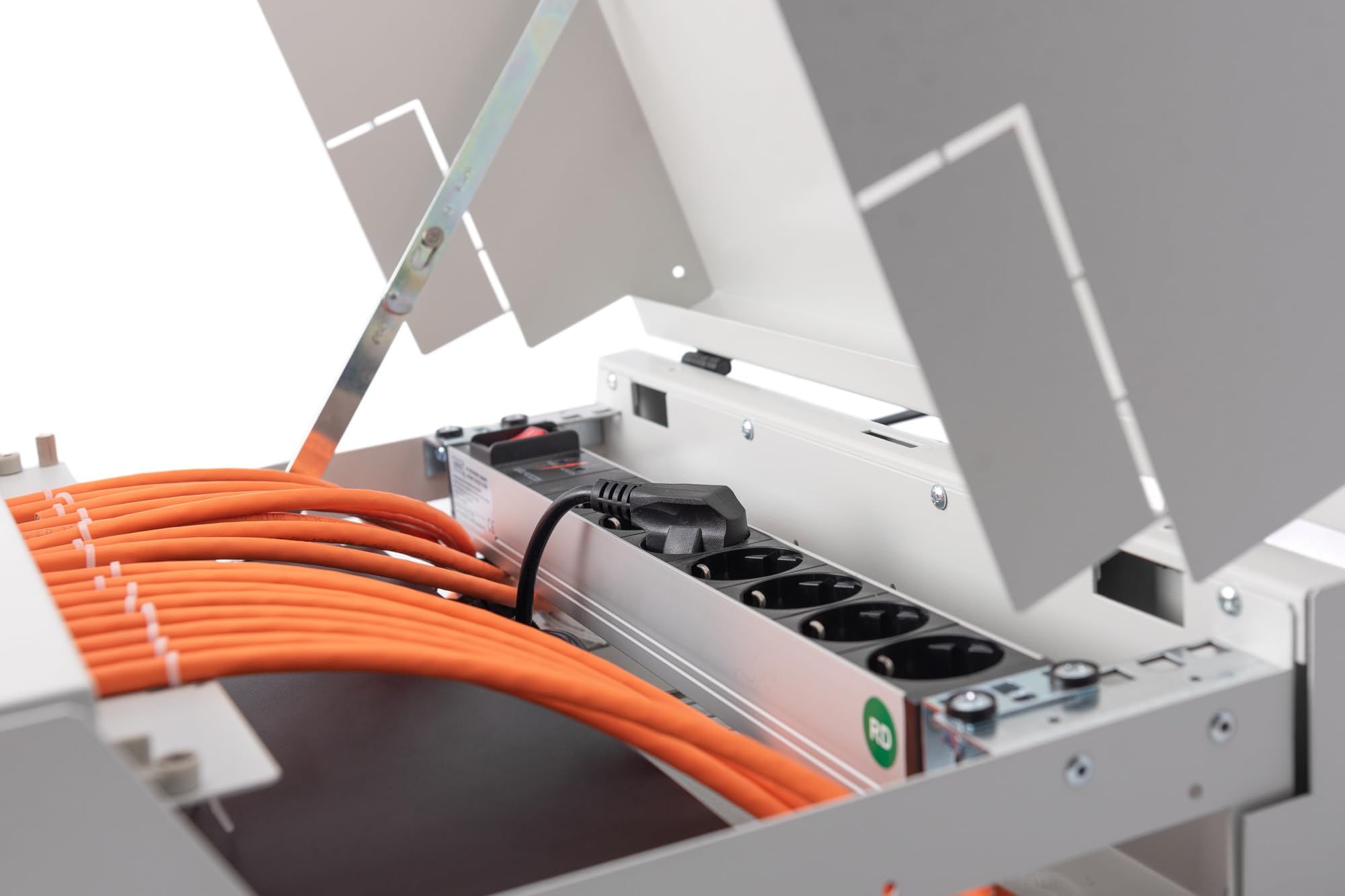 Digitus 100 m Cat 7 Netzwerkkabel - S-FTP (PiMF) Simplex - BauPVO B2ca - LSZH Halogenfrei - 1200 MHz Kupfer AWG 23/1 - PoE+ Kompatibel - LAN Kabel Verlegekabel - Orange – Bild 3