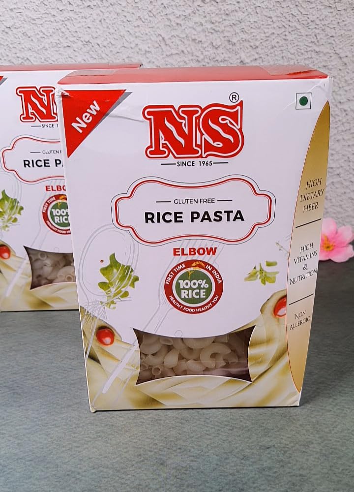NS Rice Pasta (Elbow) - Gluten Free | No Trans Fat | No Cholesterol ...