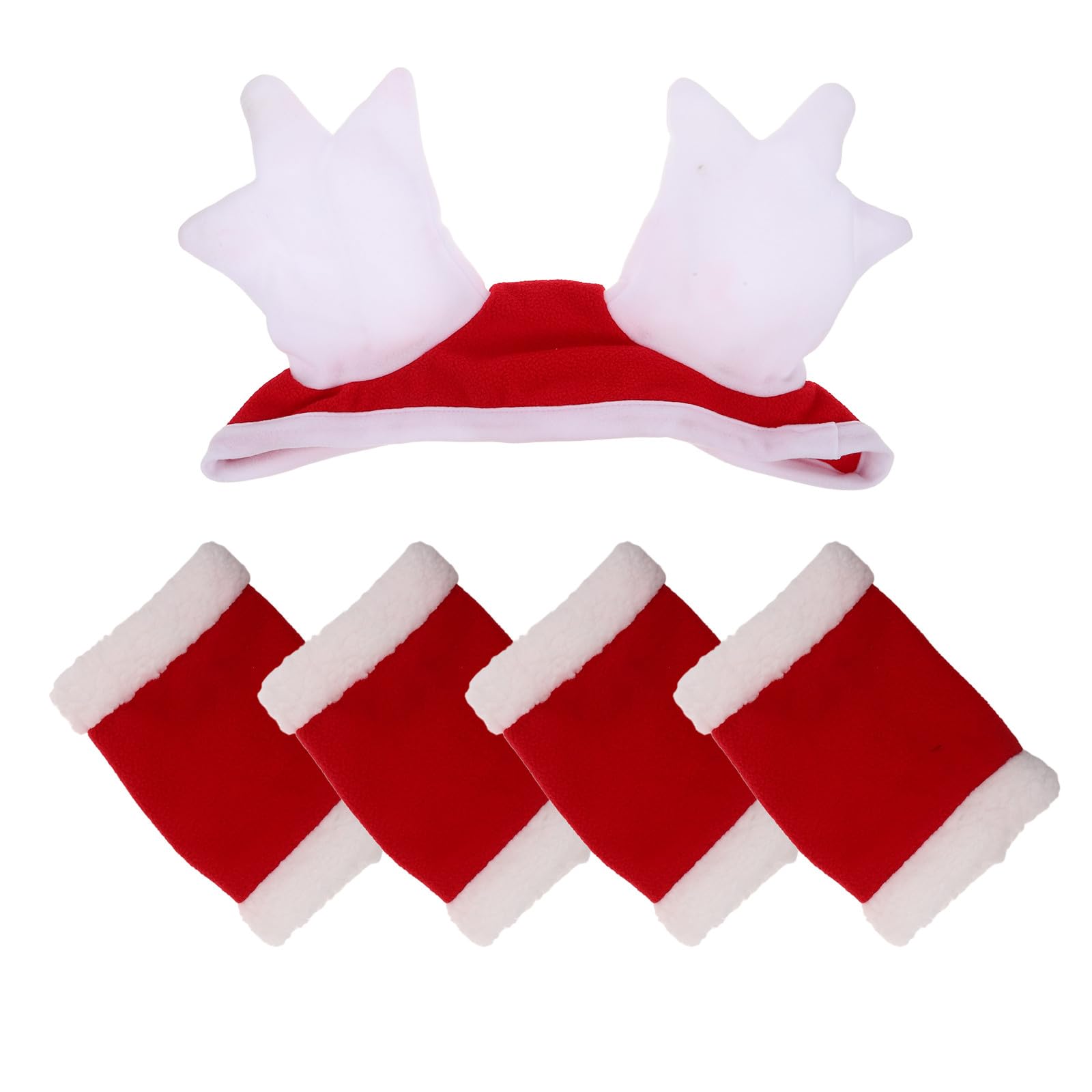 Guêtres douces 150g et bonnet de Noël pour réceptions de cheval - 8