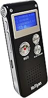 HoTiyan 8GB Digital Voice Recorder - Voice Activated Audio Recorder for Lectures, Meetings, Interviews, MP3 Player with USB