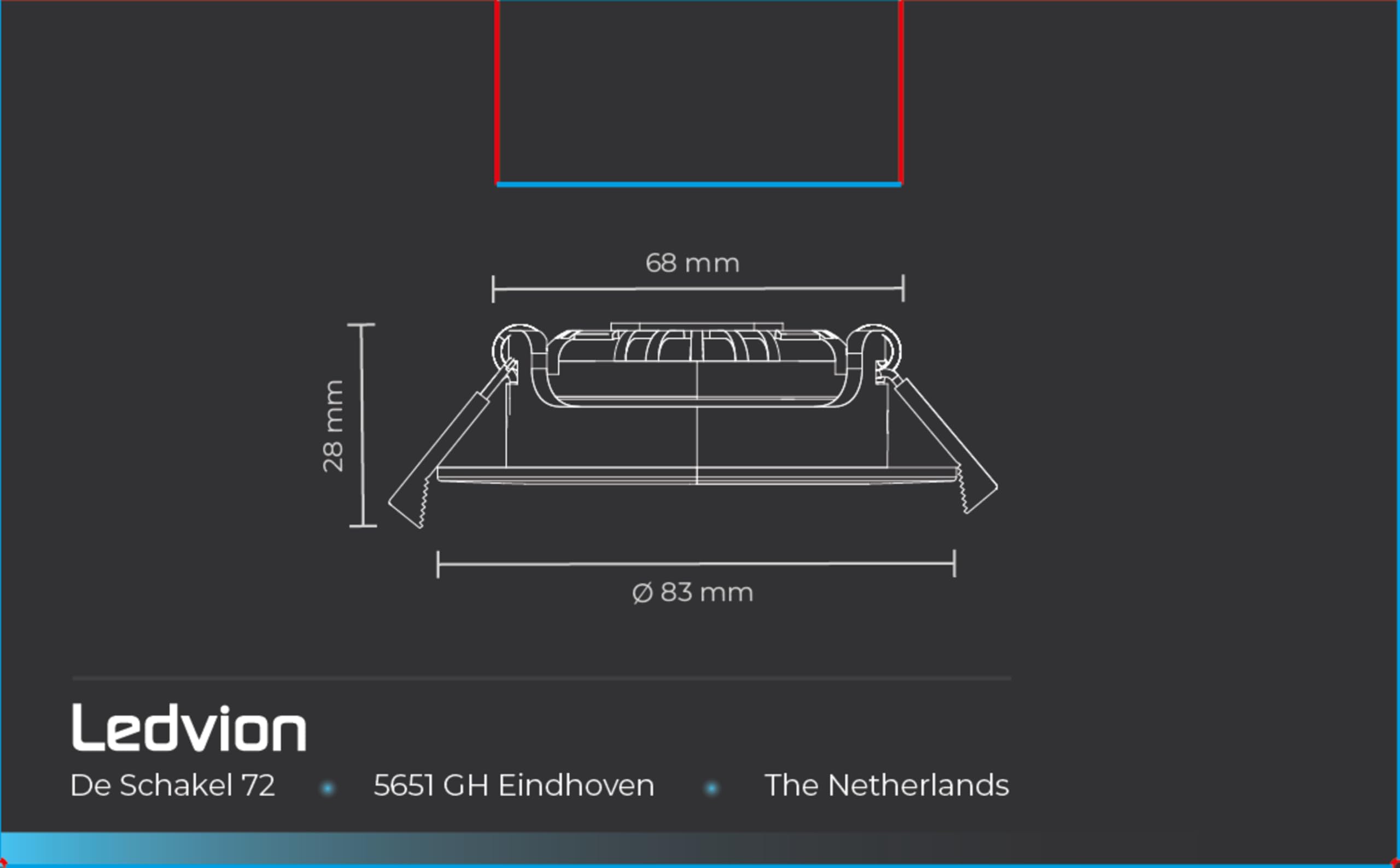 Ledvion - 6x LED Einbaustrahler, 230V, Schwarz, dim to warm, IP65, wasserdicht, 5W/7W, COB, Downlight, Deckenstrahler, Bad, Küche, warmweiß, Tageslicht, Halogenersatz, Stimmungslicht, kompakt