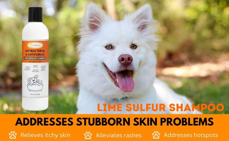 Bundle - 3 Items: Lime Sulfur Spray (4 oz), Cream (2 oz) and Shampoo (8 oz)