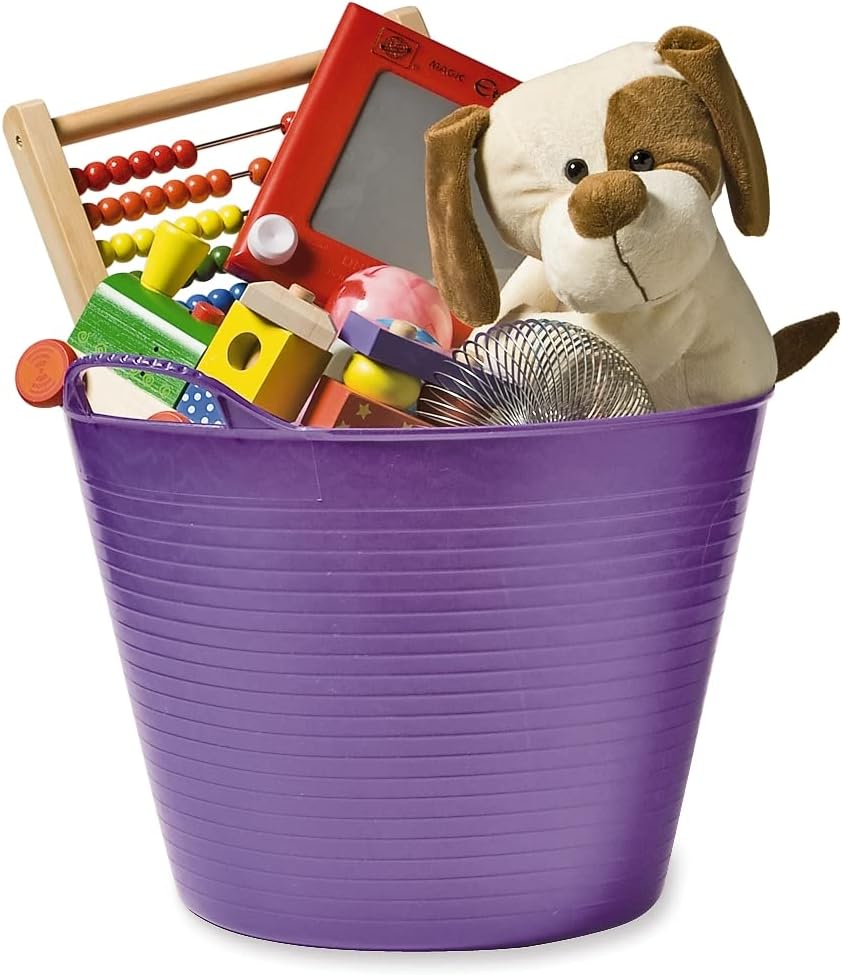 Large Purple Polyethylene Garden Harvest Tub
