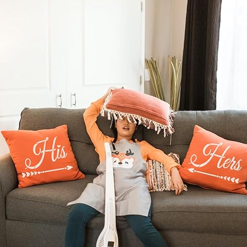 Miniatura 7 de FINGERINSPIRE 4 plantillas temáticas de amor de 8.3 x 11.7 pulgadas, plantillas de palabras His Hers MR MRS Words, flechas de plástico, texto,