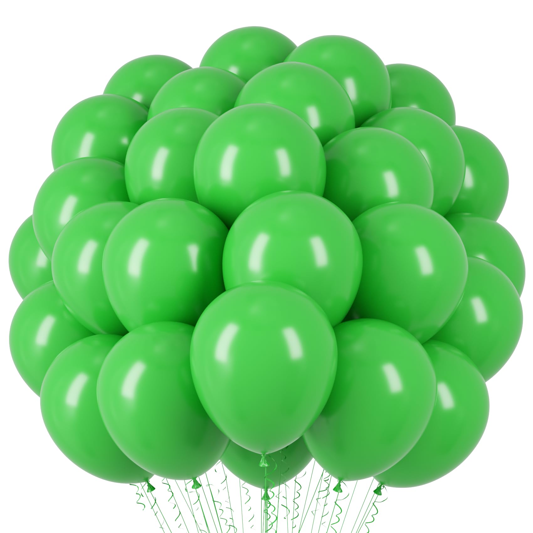 Voircoloria Green Balloons, 66pack 12inch Green Latex Party Balloons for Graduation, St. Patrick's Day, Wedding, Birthday, Christmas, Baby Shower,