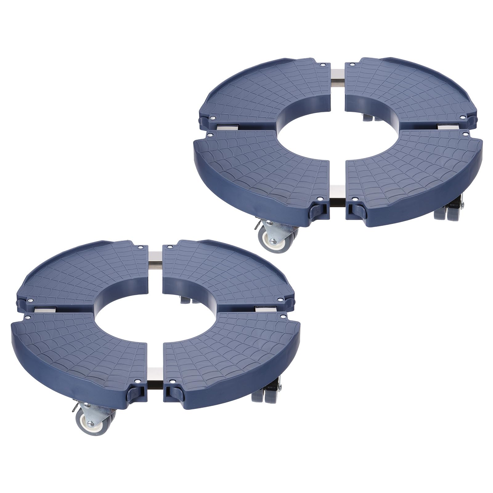 Support pour plantes avec roulettes PATIKIL réglable 16-18 pouces bleu x2