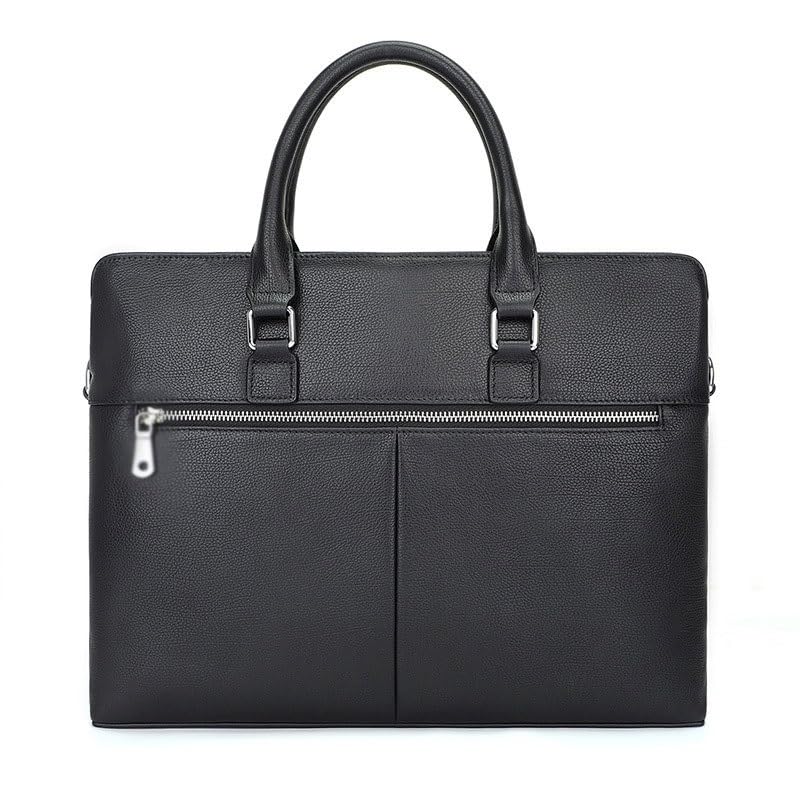 JSEIAJB Men's Briefcase Wholesale Genuine Leather Business Bag Handbag Temperament Large Capacity Men's Bag3
