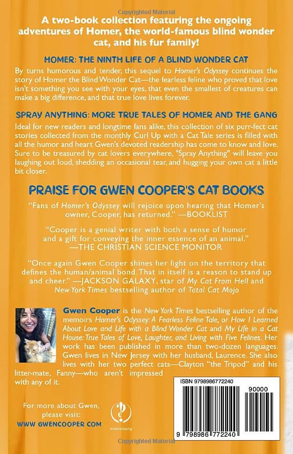 Vista 2 de The Homer Chronicles Homer The Ninth Life of a Blind Wonder Cat AND Spray Anything More True Tales of Homer and the Gang (The adventures of Homer!)
