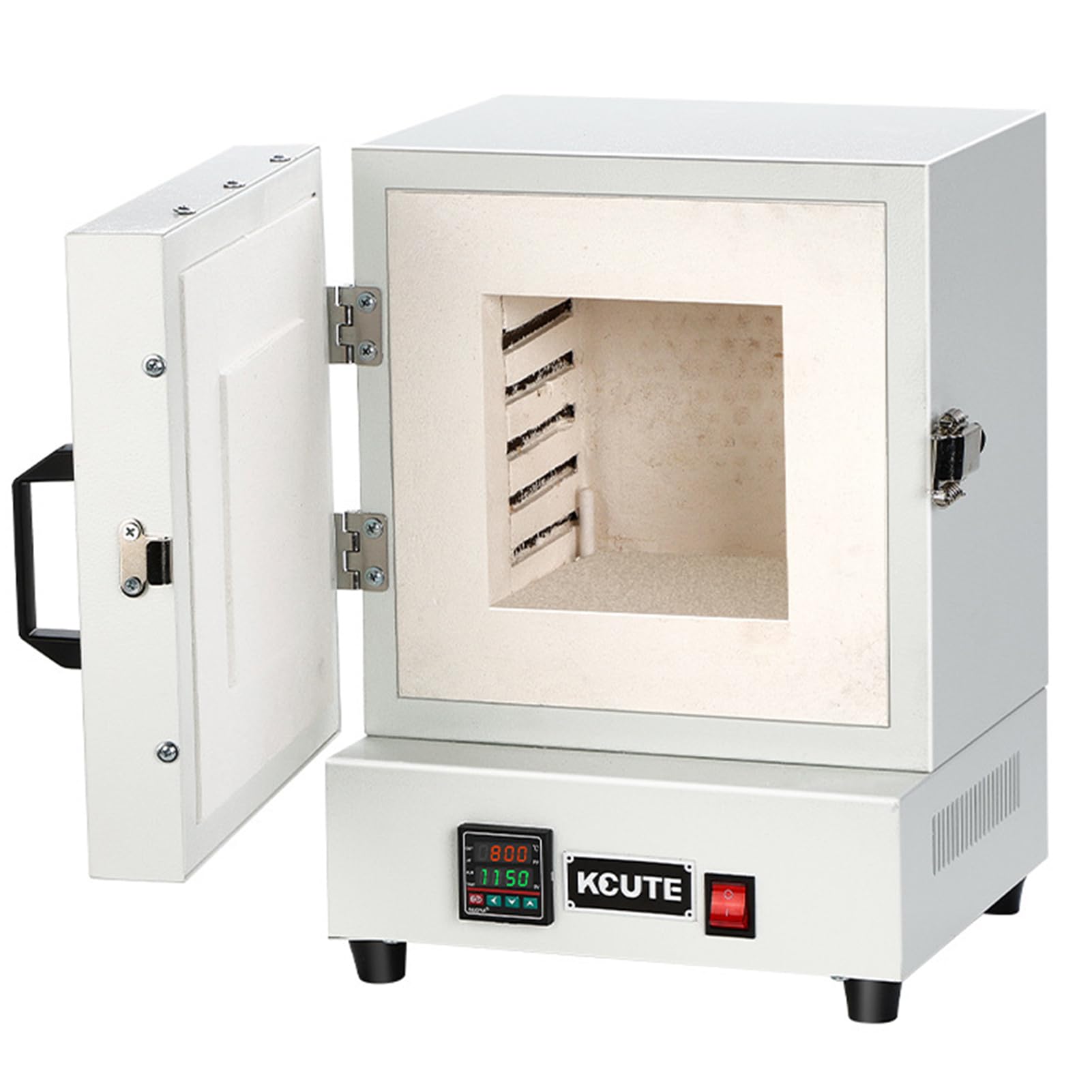 SHYFXHONG 2000w Electric Ceramic Laboratory Muffle Furnace, Compact Electric Kiln 1150℃ Metal Melting Furnace, for Dentistry, Ceramic Works, Plastic, Jewelry Treatment