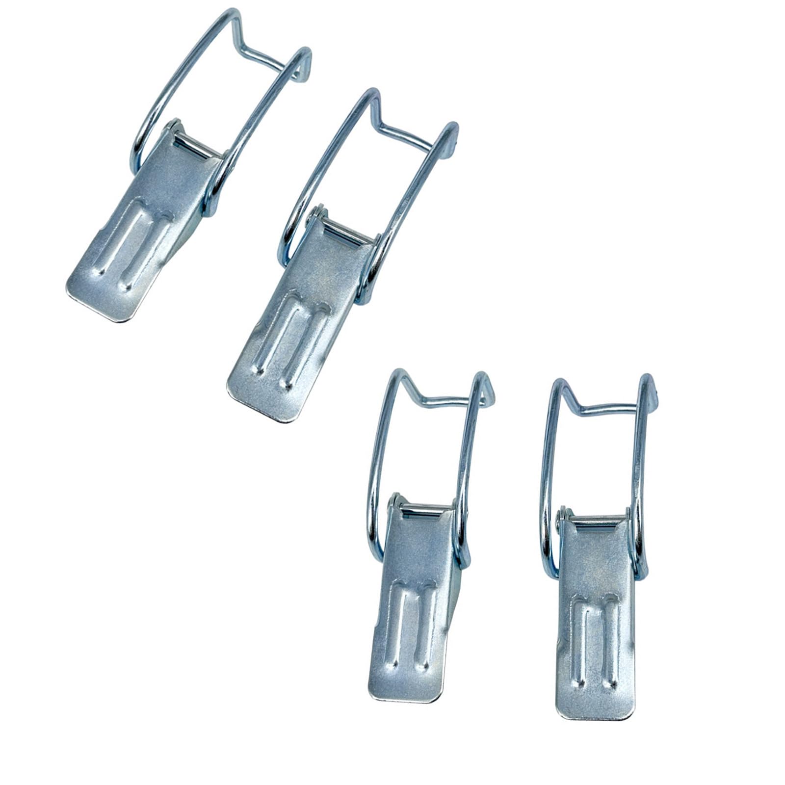 Tsophreniq 4Pcs Vacuum Component Clamps Strong Iron Substance Secure Locking Structure for Receptacles Permanent Vacuum Ear Clamps Set
