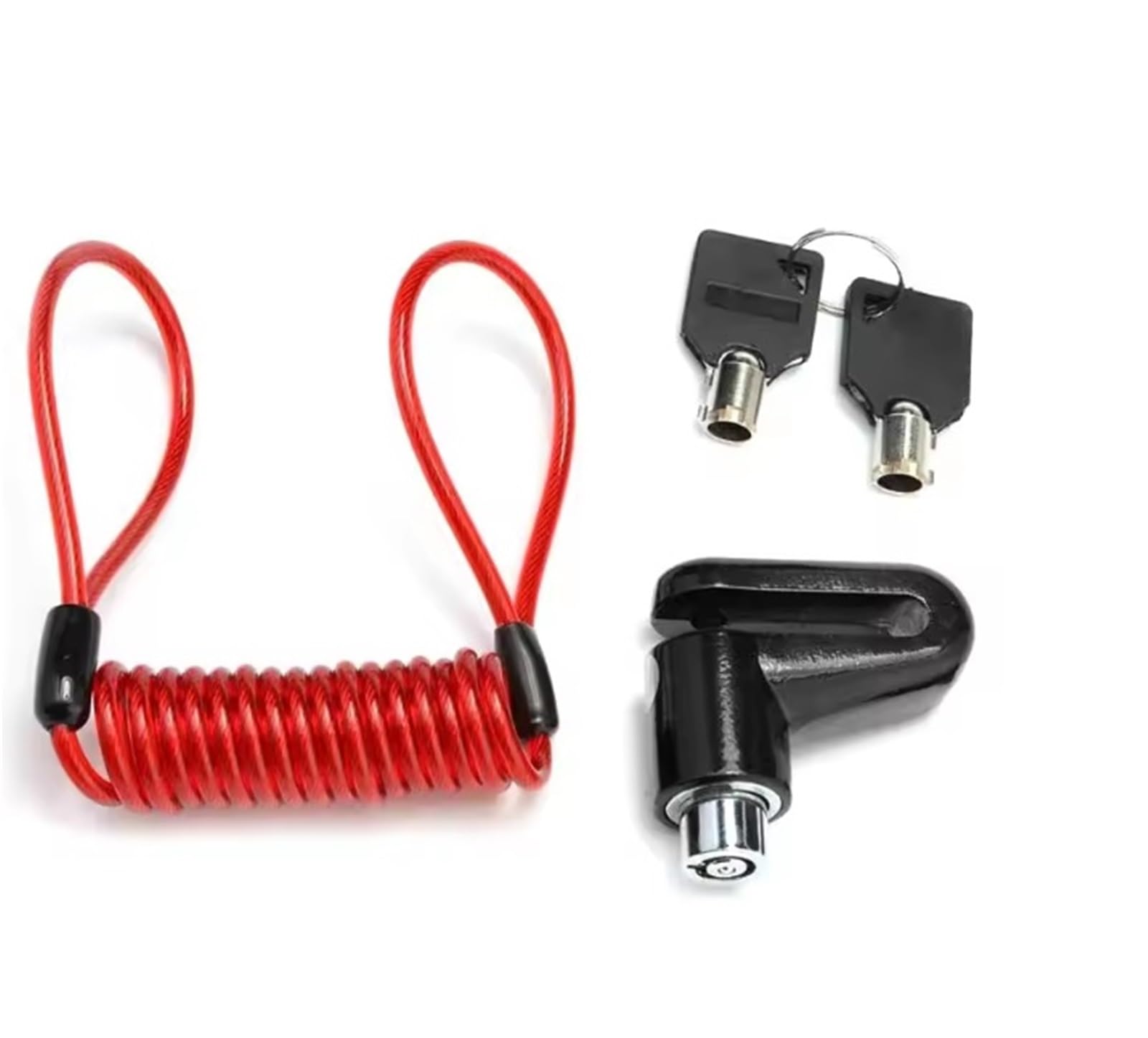 Motorcycle Handlebar Lock Scooter Anti-Theft Lock Universal Motorcycle Accessories Motorbike Lock Security(Black)