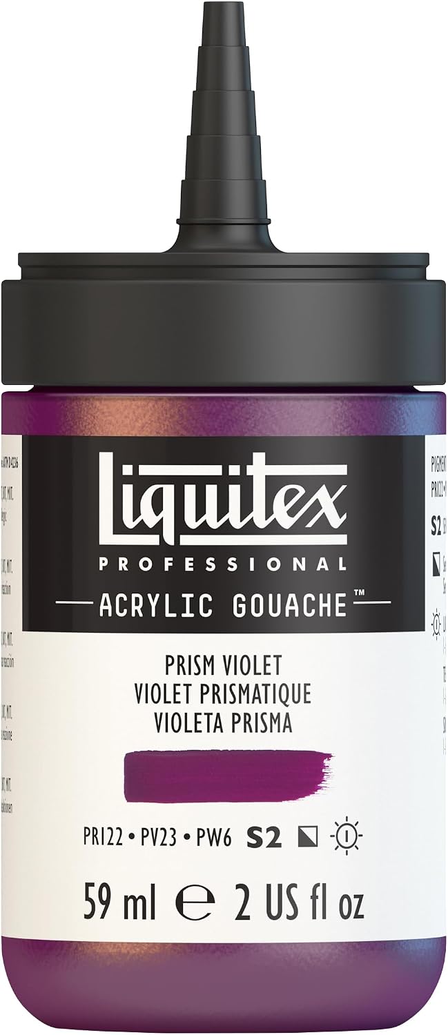 Liquitex Professional Acrylic Gouache, 2-oz (59ml) Bottle, Prism Violet