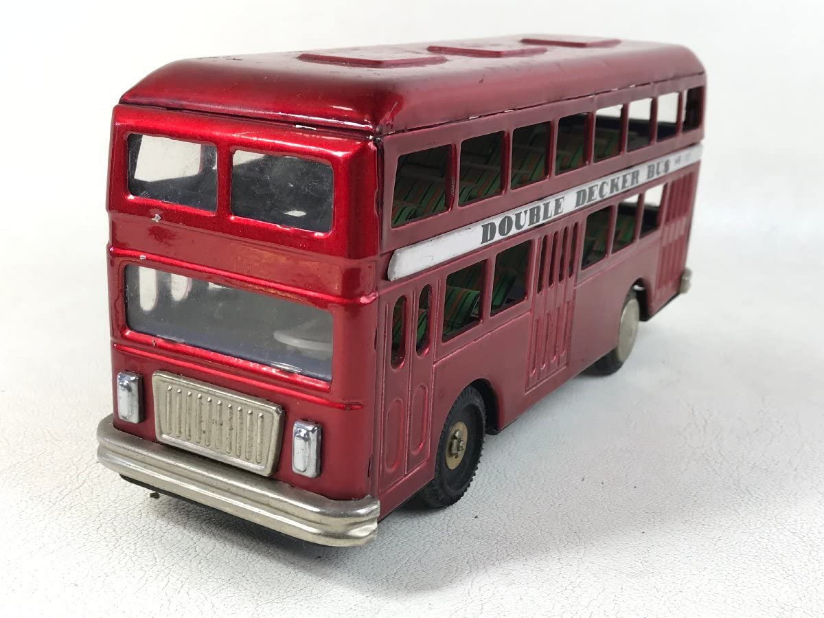 Amazon.co.jp: 中国制造 ブリキ 二階建てバス DOUBLE DECKER BUS 
