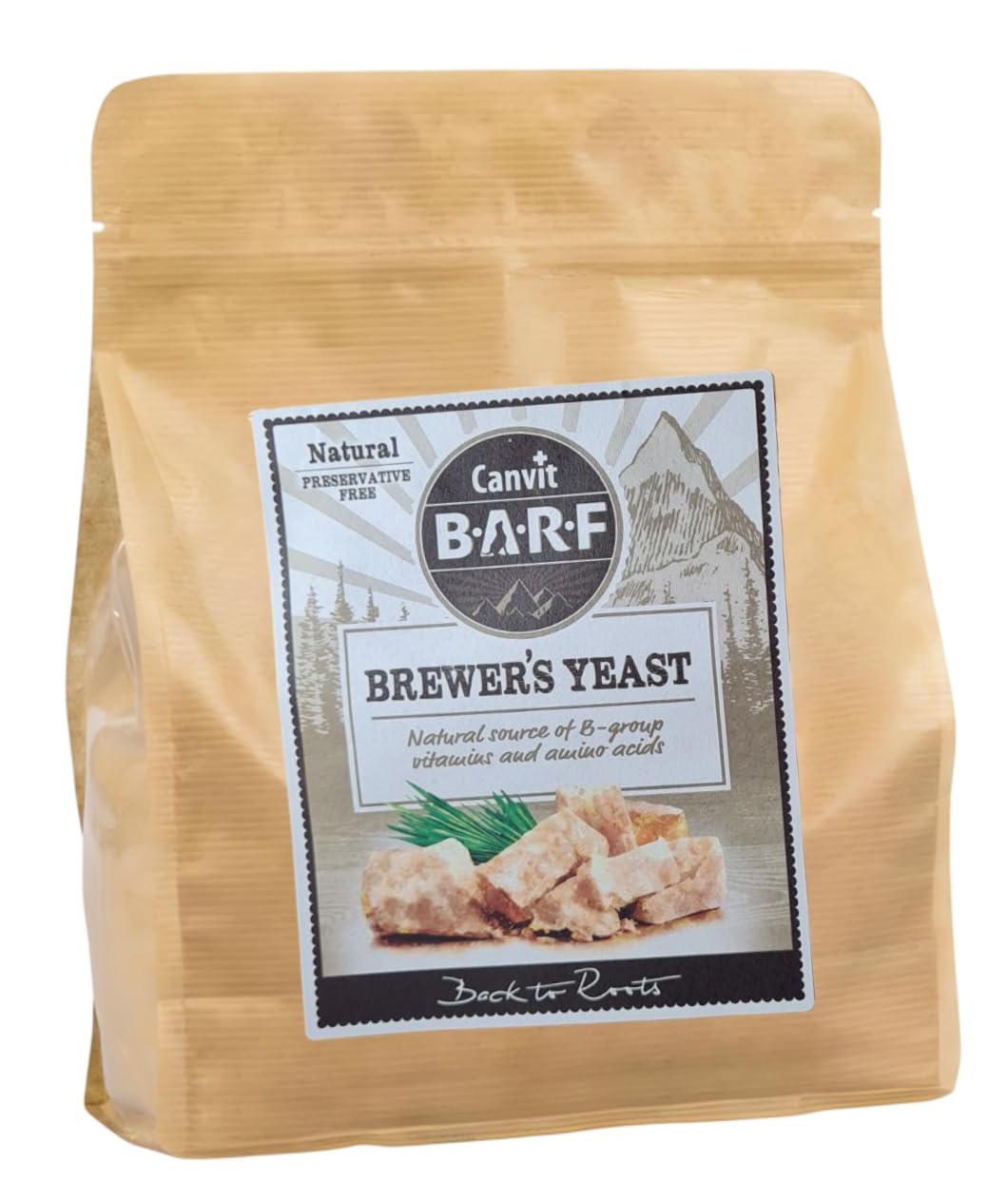 Canvit Levadura nutricional para perros | Suplemento de levadura de cerveza con vitamina B y aminoácidos | Alimento alto en proteínas para perros | Soporte de dieta BARF | 800 g