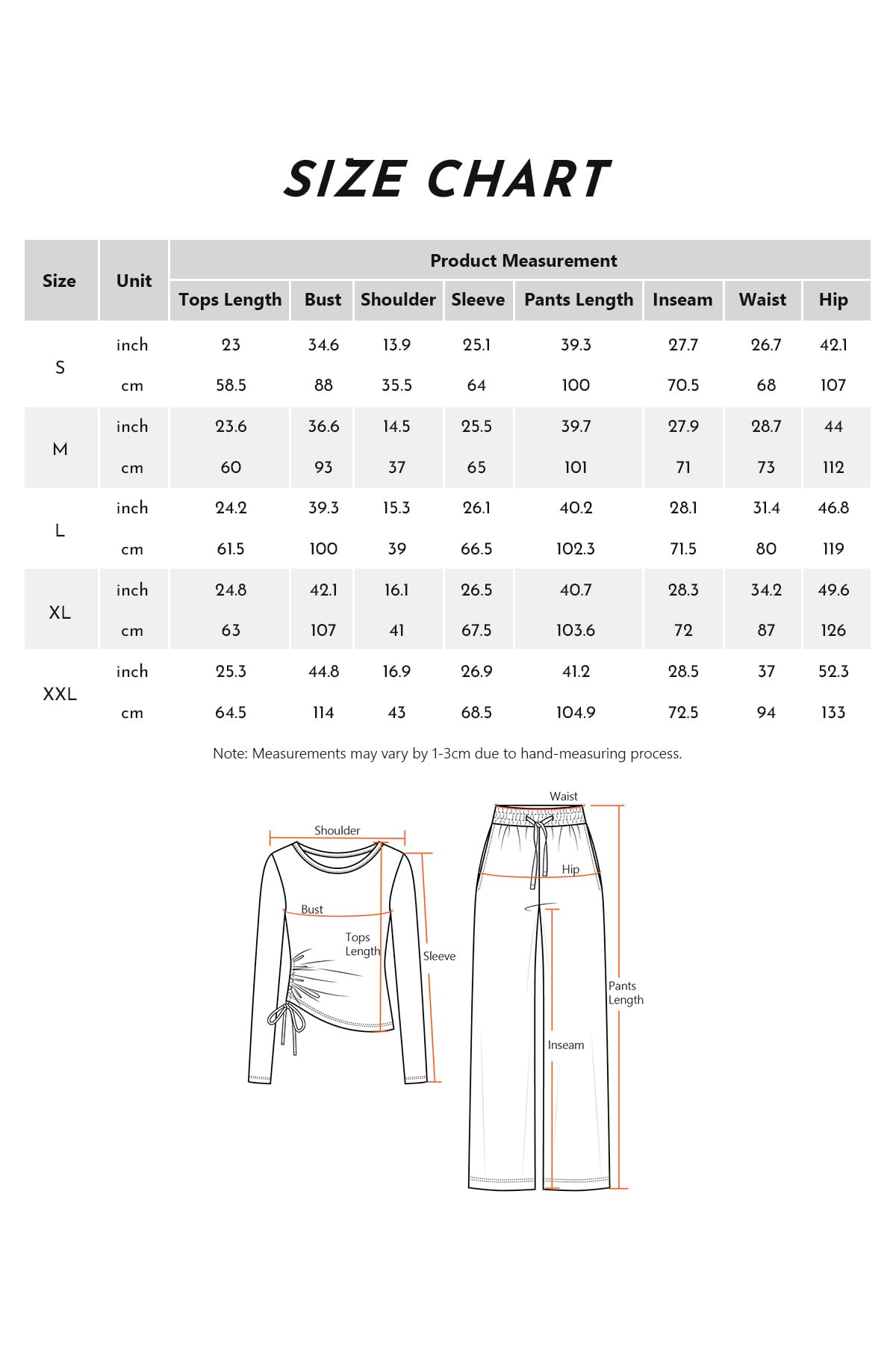 SHEKINI Dwuczęściowy damski elegancki dres treningowy, zestaw z długim rękawem, okrągły dekolt, strój do joggingu, krój slim fit, asymetryczne sznurowanie, bluza z szerokimi nogawkami, strój
