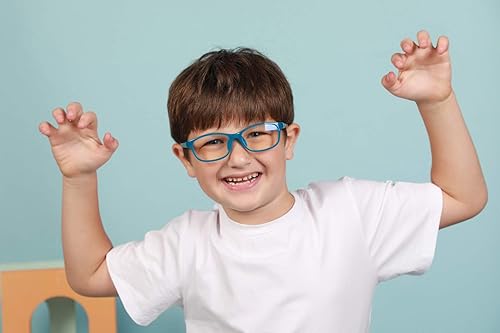 Miniatura 2 de FONHCOO Gafas de bloqueo de luz azul para niños, niños y niñas, marco irrompible, para computadora, juegos, TV