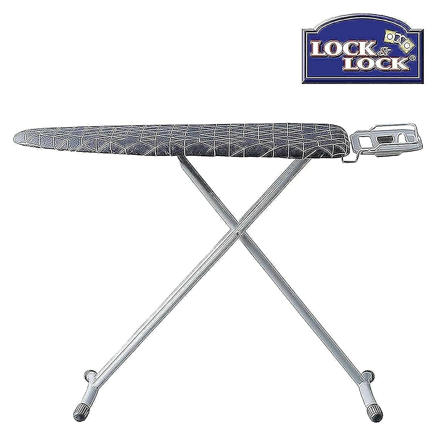 Locknlock Foldable Ironing Board, Hetm523F00473, Gray
