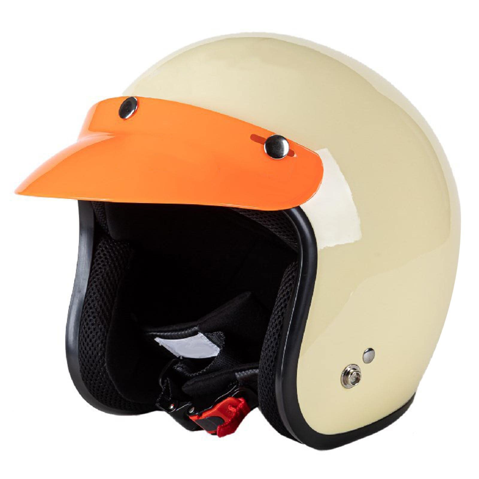 Amazon.co.jp: Hzoibyze 3スナップバイクヘルメットバイザー ピークUV