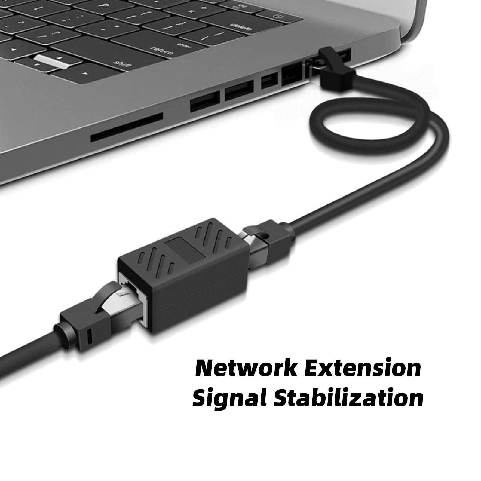 Coupleur Ethernet RJ45, connecteur d'extension Ethernet femelle vers femelle pour câble réseau Cat7/Cat6/Cat5/Cat5e, Plug & Play, 1 paquet