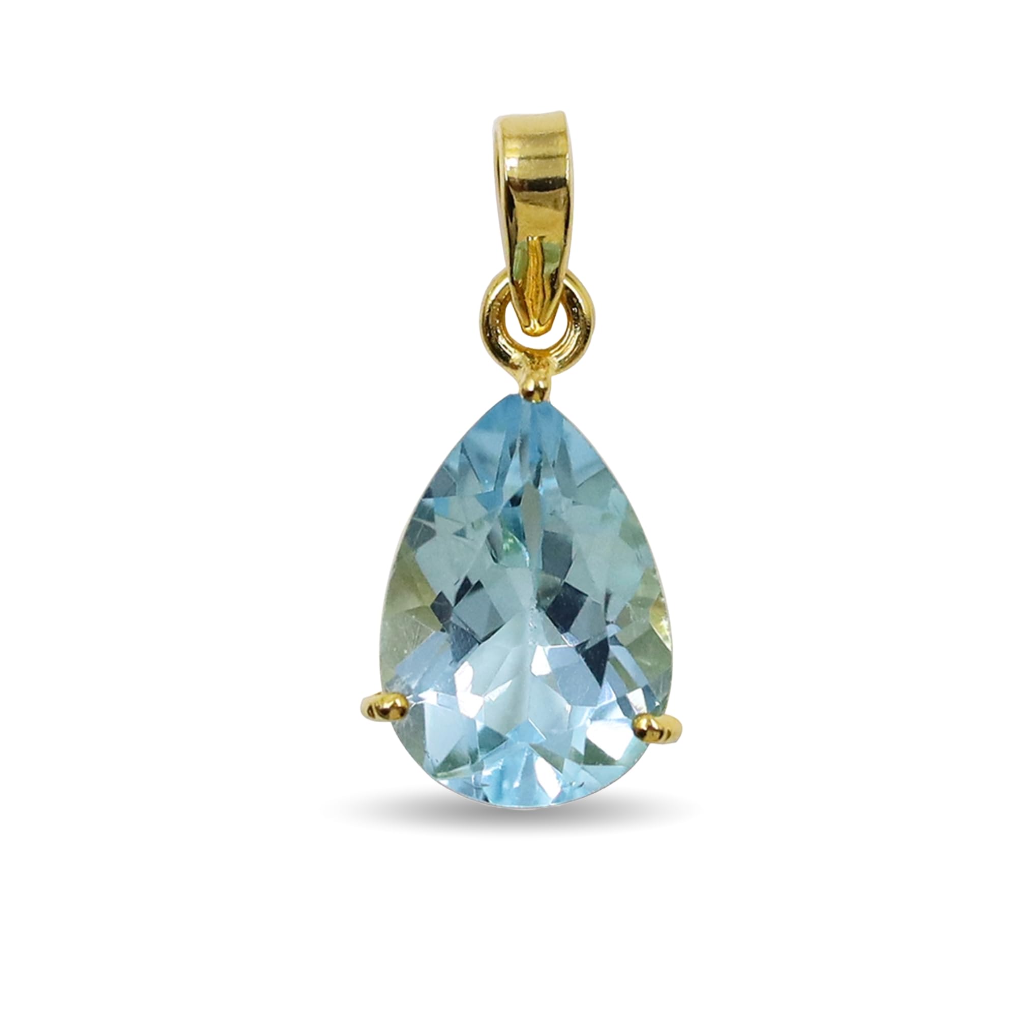 Pendentif en argent sterling 925 avec pierre précieuse pour femme - Pendentif fait main