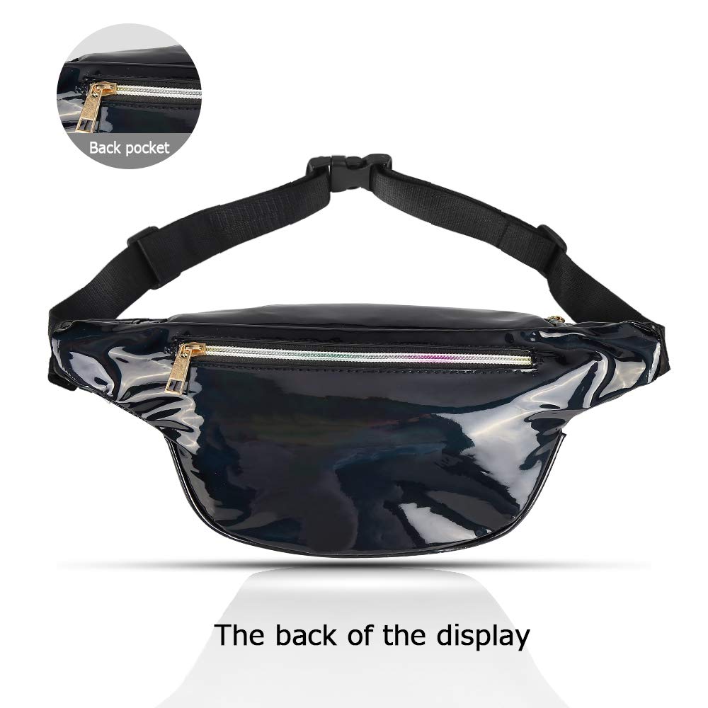 Fjquamitix Bauchtasche Für Damen & Herren – Wasserdicht, Leicht, Verstellbar, Mit 3 Taschen, Violett