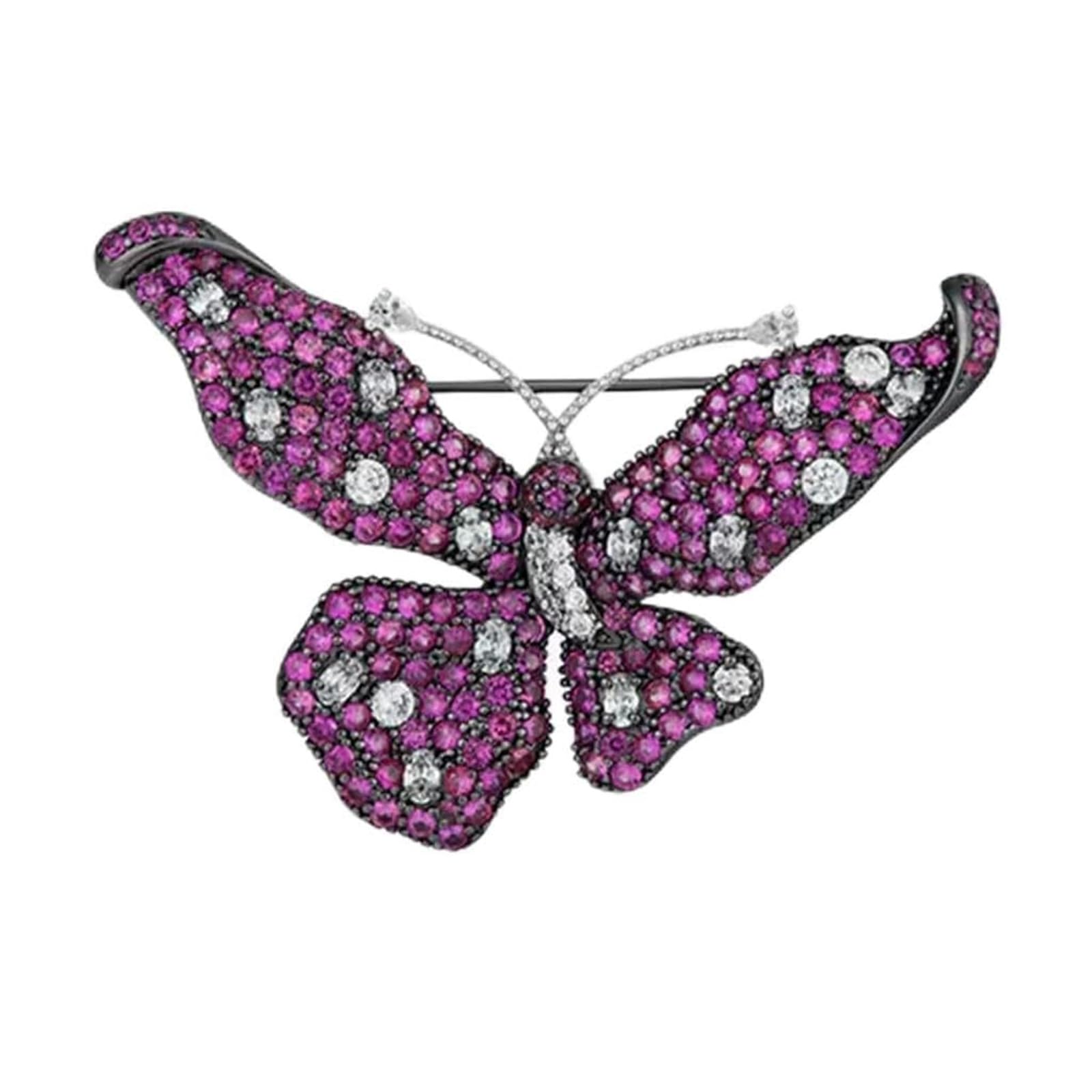 Broche estético vintage para mujer, pin refinado para chaqueta de traje, gran regalo de Año Nuevo y cumpleaños (incluye caja de accesorios)