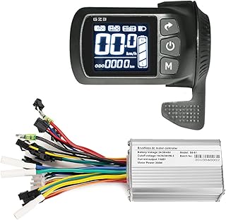 Kunray 24-48V 350W Brushless Motor Controller Mit LCD Anzeige Dualmodus Ebike Controller 24V 17 Ampere Zum Elektrisches Fahrrad Elektroroller Brushless Controller Kit