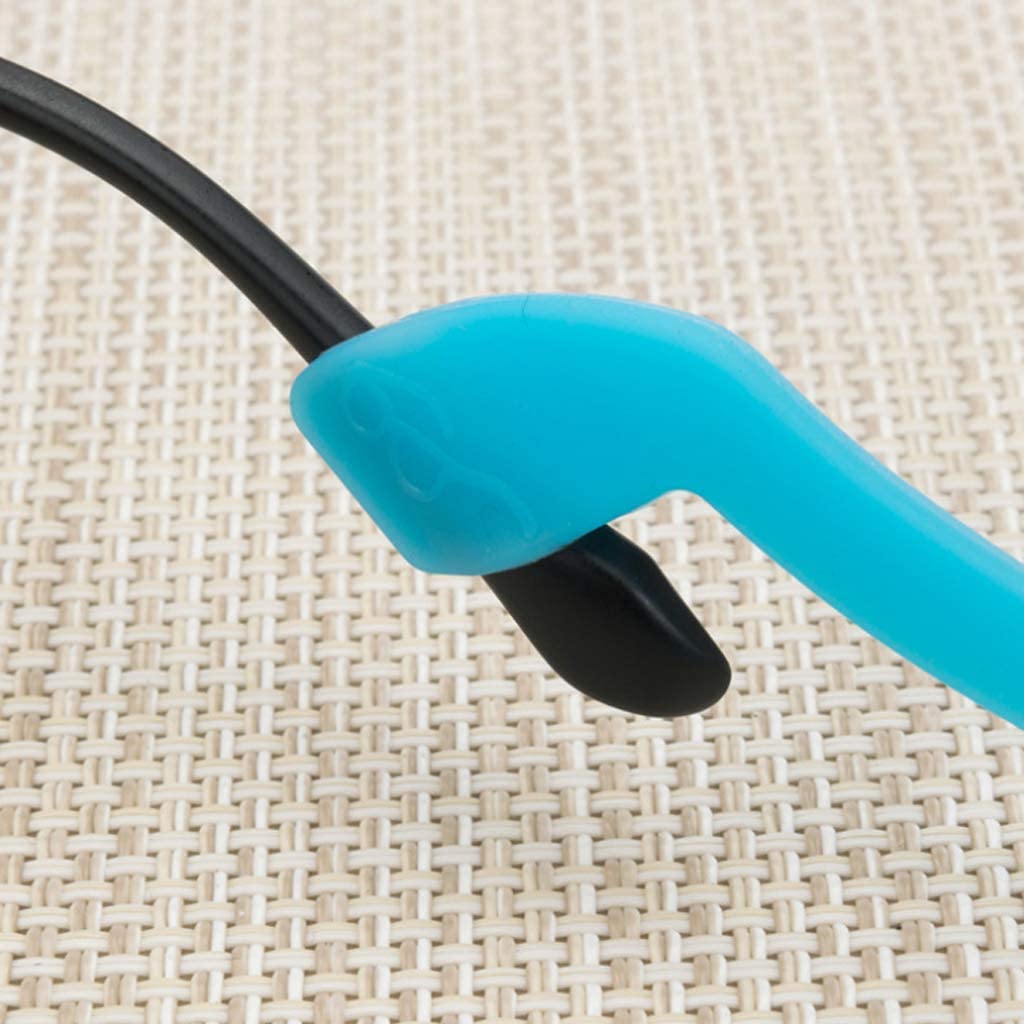 LEEQ 10 Stück Silikon Brillen Riemen Brillen Aufbewahrungen Sport Antirutsch Elastische Brille Sonnenbrille Kabel Halterung für Kinder, 10 Farbe