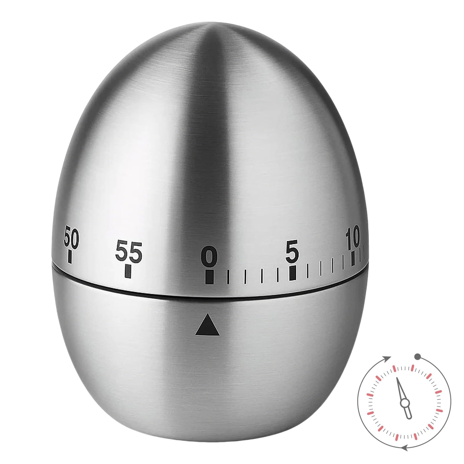 ChAusa 60 Minutes Egg Timers for Boiling Eggs, Cooking Timers for Kitchen, Magnetic Kitchen Timer for Kitchen Use and Ideal for Many Tasks Around the Home and Cooking Learning