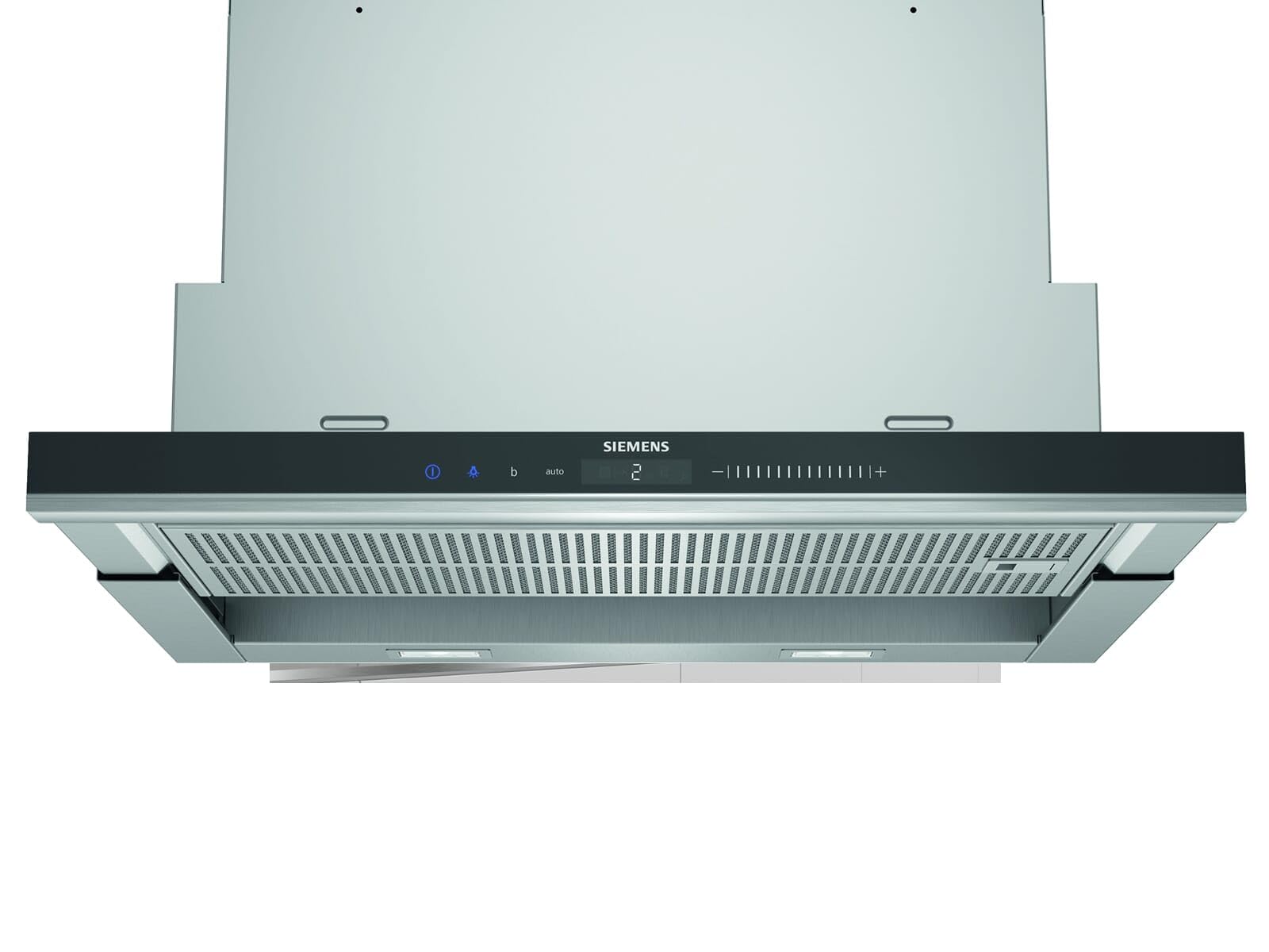 Siemens LI69SA684 iQ700 Flachschirmhaube, 60 cm, Made in Germany, iQdrive-Motor, Luftgütesensor, LED-Beleuchtung, touchControl, Edelstahl