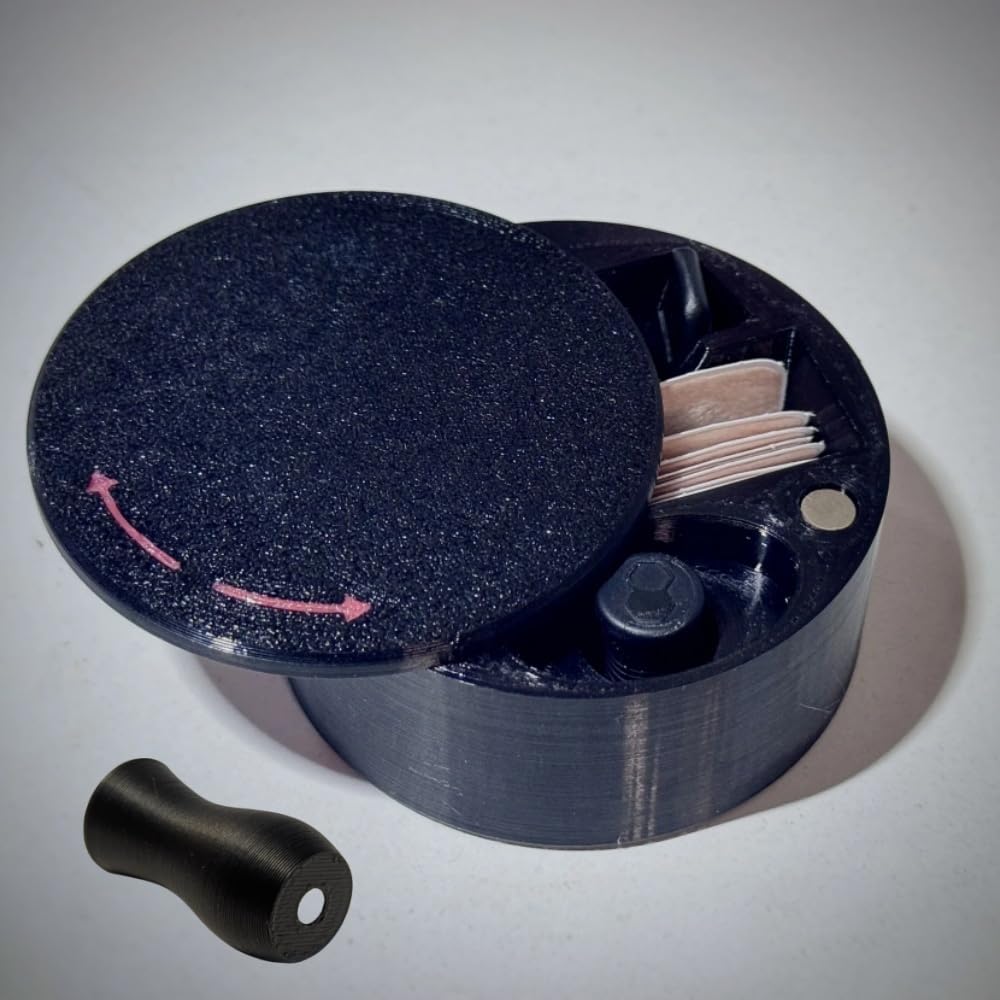 Small Travel Case for Intake Breathing Nasal Strips with 1 Applicator Durable Travel Case Holds Up to 14