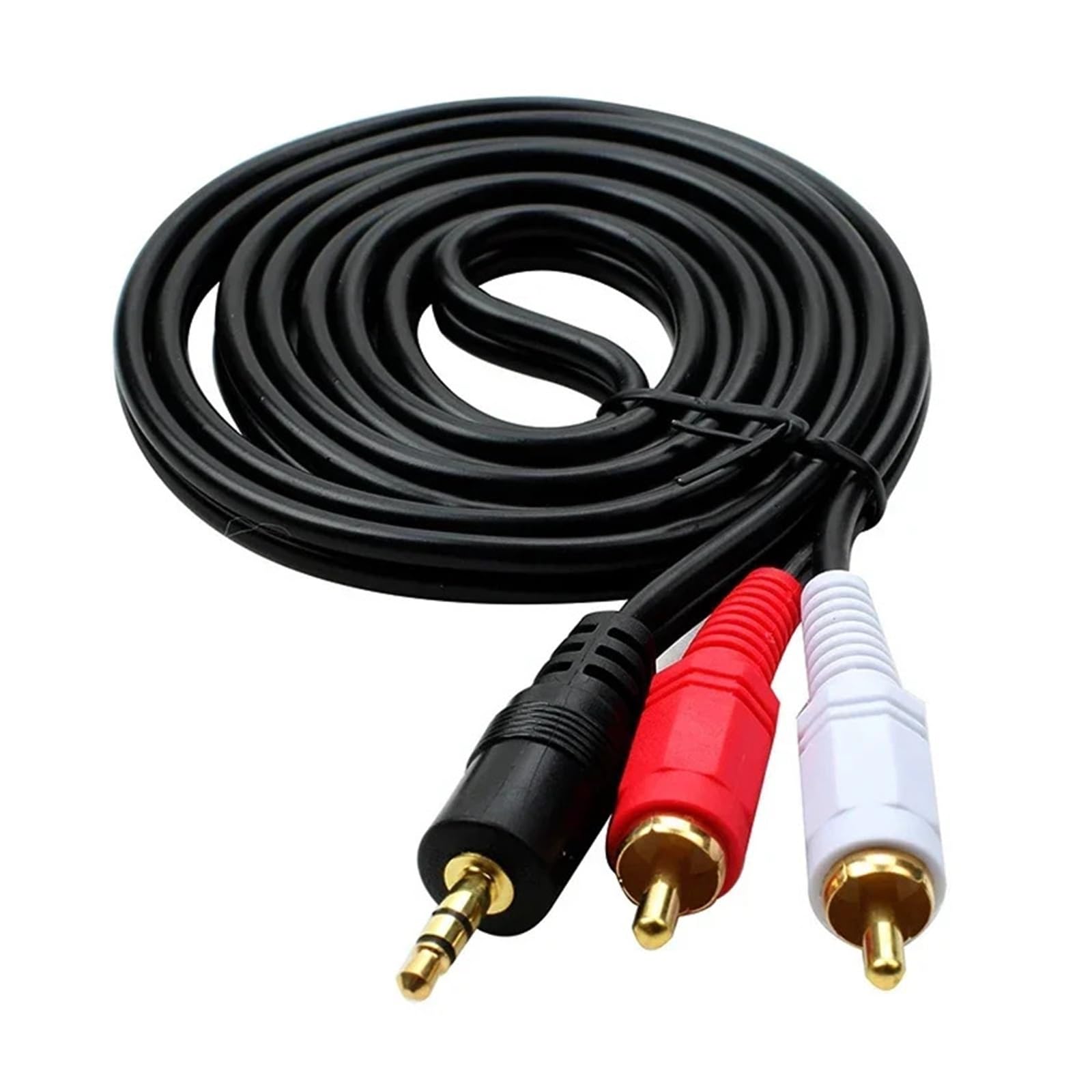 Câble Jack 3.5mm vers 2 RCA mâle | Adaptateur audio stéréo auxiliaire 1.5m