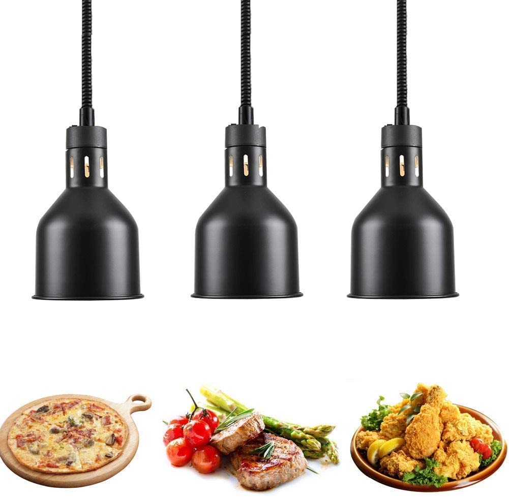 Lampada riscaldante per Alimenti Lampada riscaldante per Alimenti Scaldavivande per Feste Buffet Lampade riscaldanti Professionali con Lampadina a infrarossi da