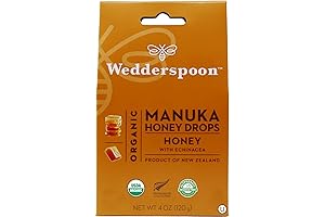Chestal Kids Honey Drops, Organic Manuka Honey & Echinacea, 20Ct