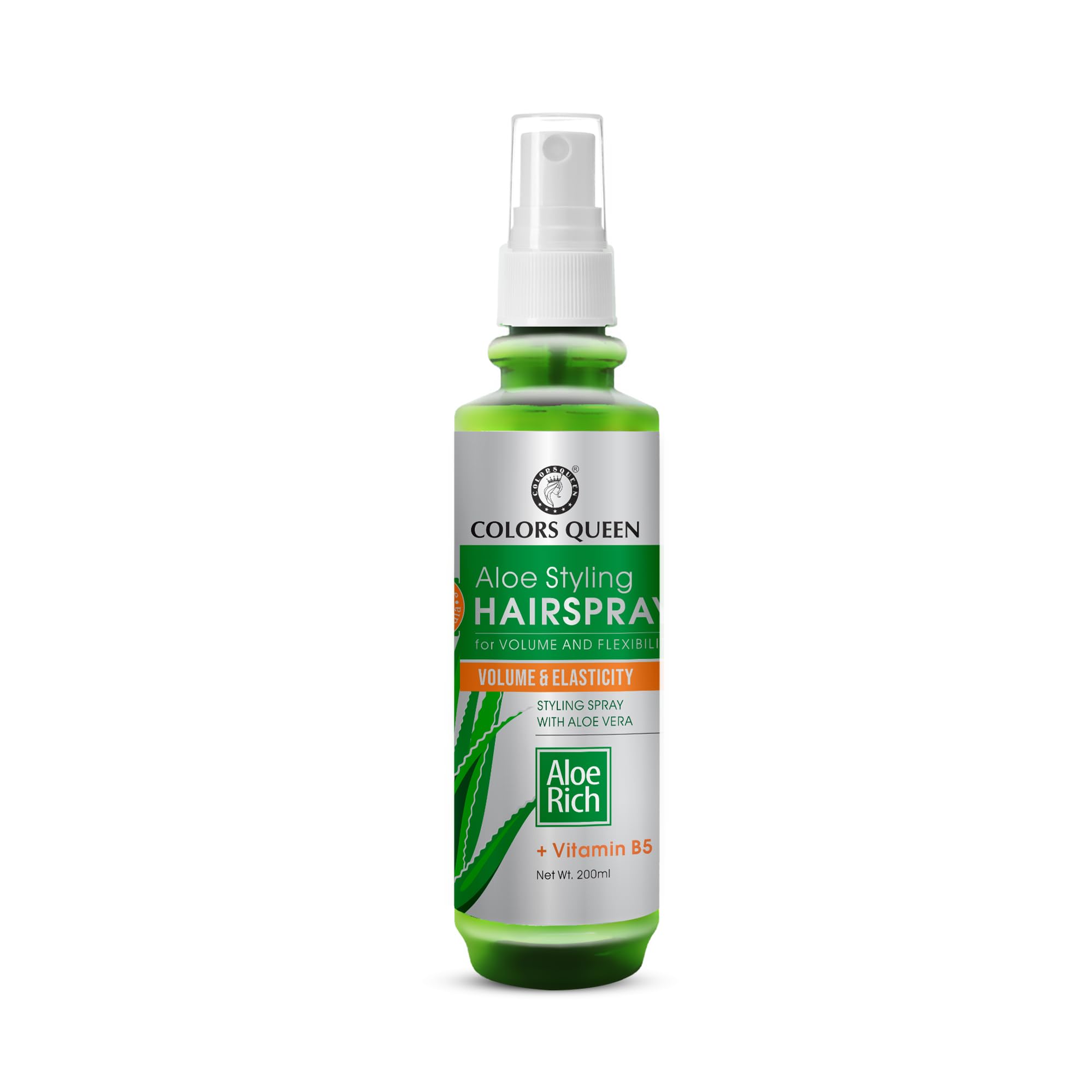 Colors Queen Aloe Styling Hair Spray – 200 ml | Non-Sticky, Hair Setting, Styling & Volume Spray | Quick Hair Styling Spray for Men & Women infused with Aloe Vera & Vitamin B5-image-39