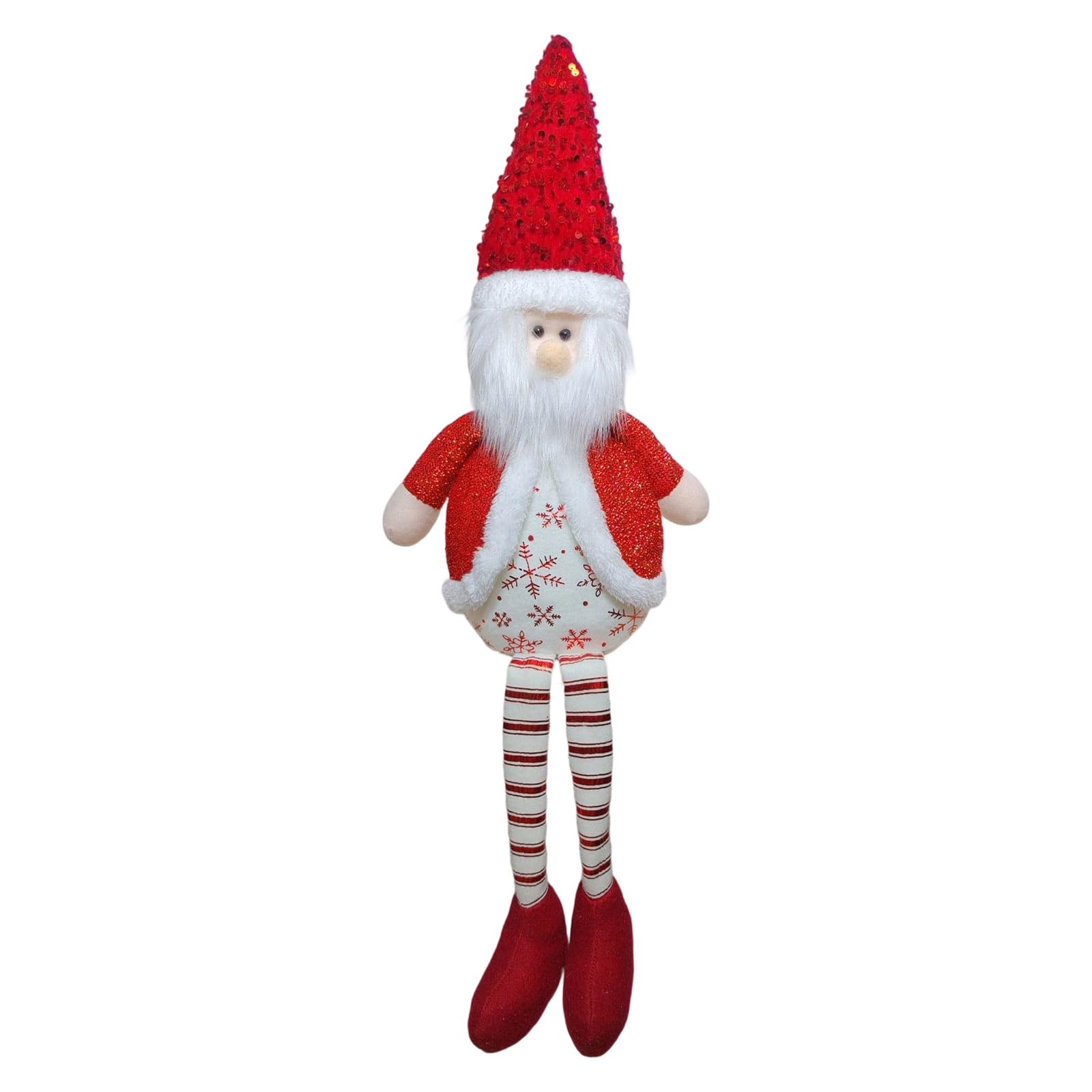Buxuaaaa A Buxuaaa Doll Christmas Decoration Sitting Sant Reindeer Snowman Plush Figures Tabletop Ornament For Mantels Desk Display Holiday Party Decorations Plush Nimals