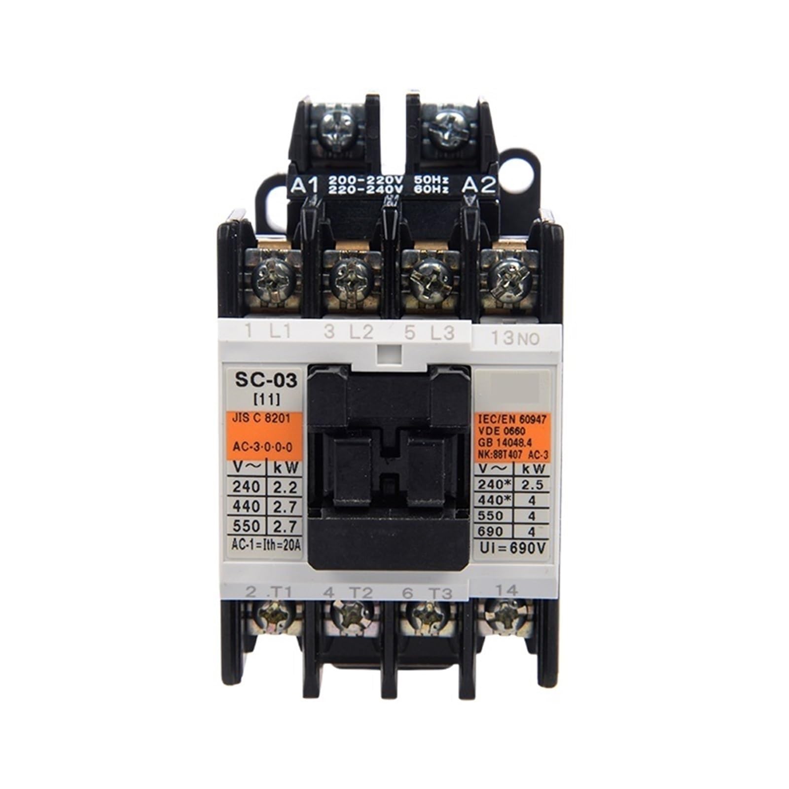 YFHGULBTK AC Contactor SC-03 AC220V AC110V AC380V(AC110V)