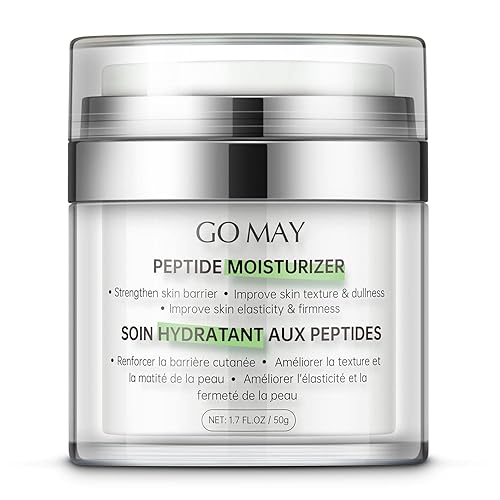 Hidratante peptídico, PM01 Hidratante antienvejecimiento Crema hidratante diaria Fácil de usar 1.7 onzas líquidas