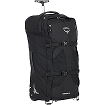 Osprey Farpoint Uomo Zaino da viaggio, 40L, Nero, O, S