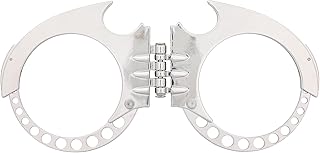 SalesOne DC Batman Forever Bat Cuffs Bracelet Replica Collector's Box Set | Jewelry For Cosplay, Display, and Everyday Wear