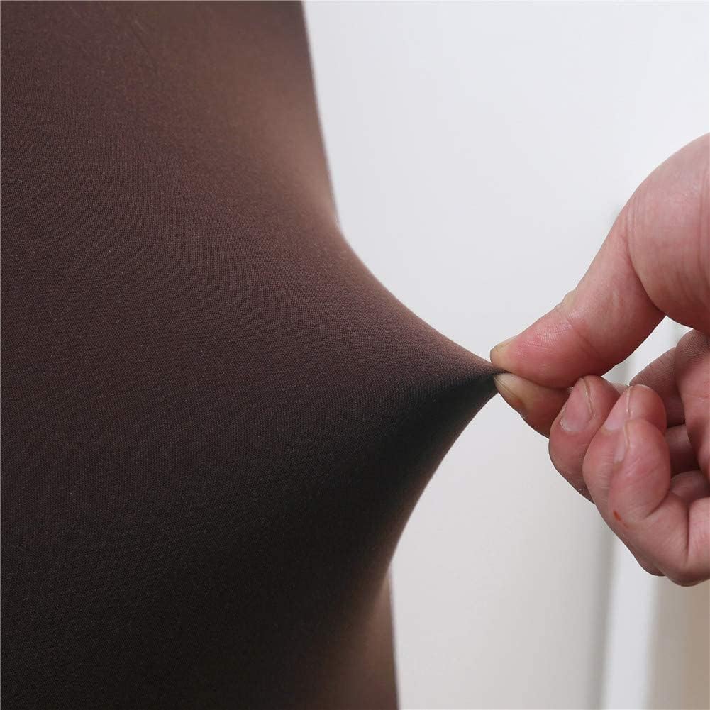 FXBZA Stretch Dining Chair Covers Reusable Chair Protector Slipcovers Removable Washable High Back Chair Slipcover for Dining Room Kitchen Hotel Wedding (Color : Coffee, Size : 2 Pieces)