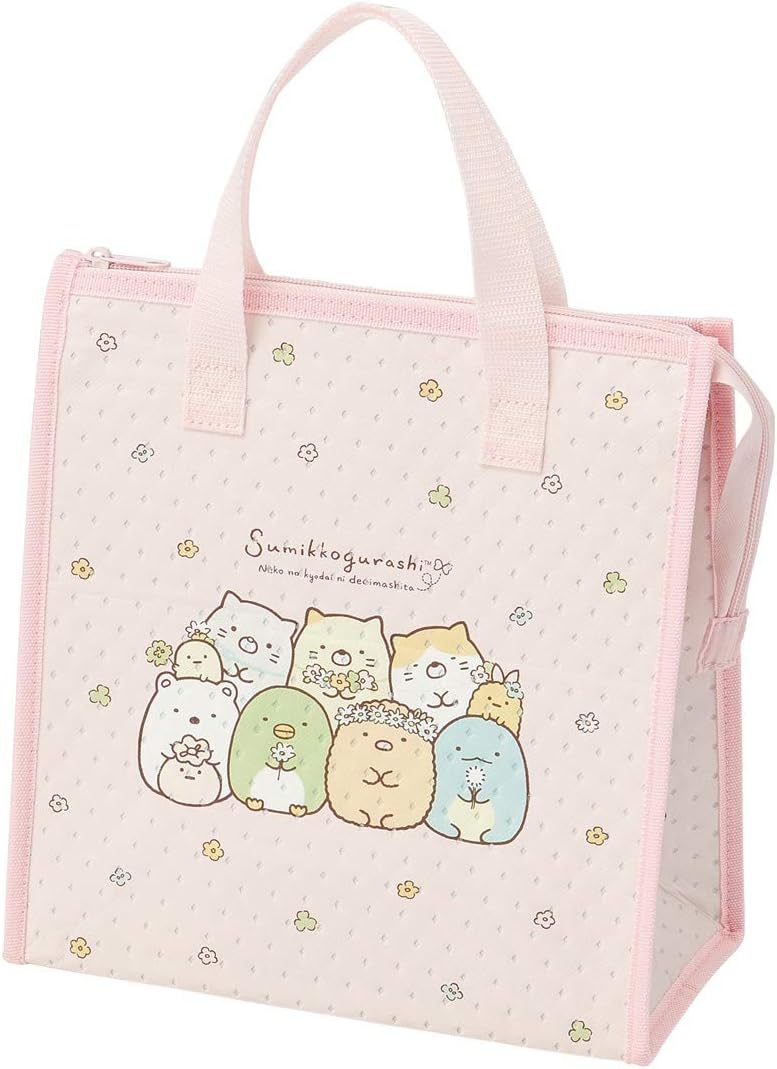 SkaterFBC1 Nonwoven Lunch Bag, Insulated Bag, Sumikko Gurashi Neko Kyodai