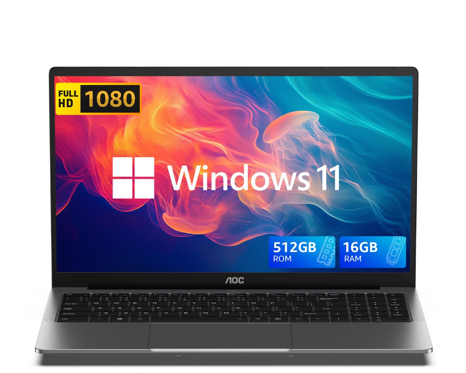 Amazon.com: KAIGERR Laptop, Ιntel N150 Processor (Up to 3.6GHz